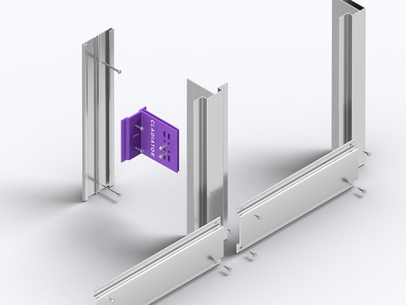 Cladding Subframe Rainscreen Cladding Systems | Blue Line
