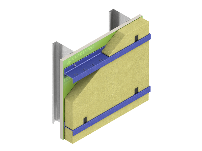 Sub Frame For Cladding Rainscreen Cladding Systems | Blue Line